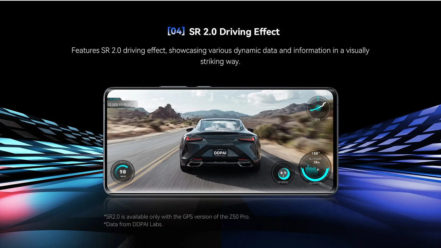 2025 New DDPAI Dash Cam Z50 Pro 4K Car Camera Night Vision 5GHz Wi-Fi GPS ADAS 24H Parking Monitor Support Front and Rear Cam Ai-TechWorld 