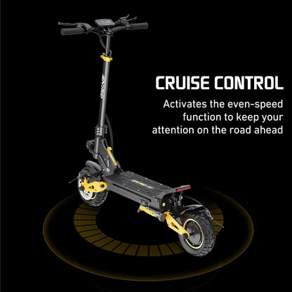IENYRID ES1 Electric Scooter Foldable 2400W Dual Motor 48V20.8Ah Lithium Battery E-Scooter 10-inch Tires Adult City E-Scooter Ai-TechWorld 