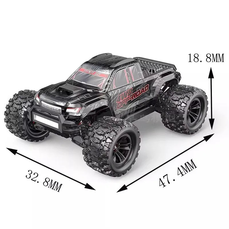 New MJX 10208 Small Monster 1/10 Hypergo 2.4G Brushless High Speed RC Professional Adult Off road Remote Control Vehicle RC Cars Ai-TechWorld 