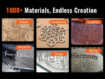 SIHAO 50W-100W CO₂ Laser Engraver with Large Work Area | Precision Cutting & Engraving for Wood, Acrylic, Glass, Leather Ai-TechWorld 