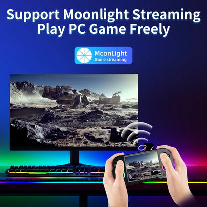 ANBERNIC RG40XX H Handheld Game Console 4'' Screen Linux System Joystick RGB Lighting Effect RG40XXH Video Player Smartpro Gifts Ai-TechWorld 