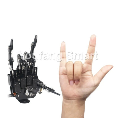 STEM For Arduino STM32 Bionic Robot Palm Hand Manipulator Open Source Code 5 Hands Educational Kit with Ps2/Somatosensory Gloves Ai-TechWorld 