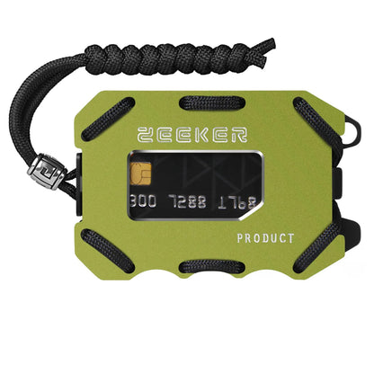 EDC leather mutifunction Mini Slim Wallet case organizer openner aluminum alloy money Cashback Credit Card Holder Luxury gift Ai-TechWorld   ai-techworld