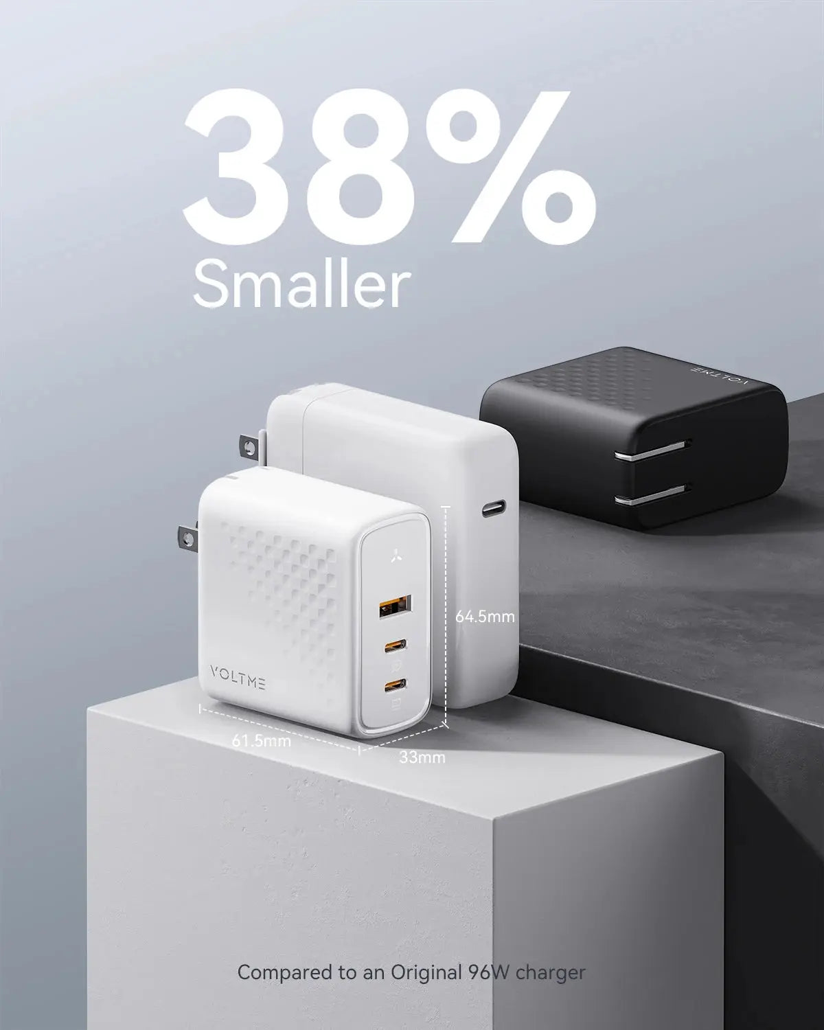 VOLTME GaN III 100W Desktop Charger Quick Charge 4.0 QC 3.0 PD USB-C Type C USB Fast Charging For MacBook Samsung iPhone 15 14 Ai-TechWorld 