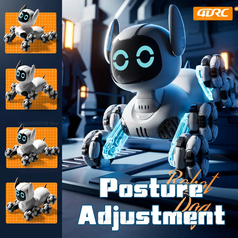 Y9 RC Robot Dog Toy 2.4G Radio Remote Control 8WD Mechanical Pet Dog Touch-sense Music Stunt Electric Toy for Girl Boy Kids Gift Ai-TechWorld 