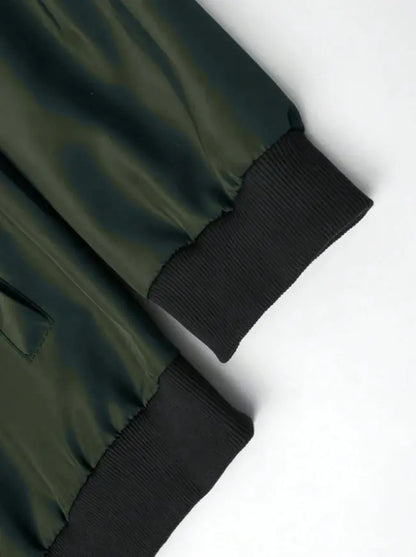 2024 Spring and Autumn New Baseball Collar Short Loose Solid Color Jacket Men's Business Casual Thin Coat Trend Ai-TechWorld 