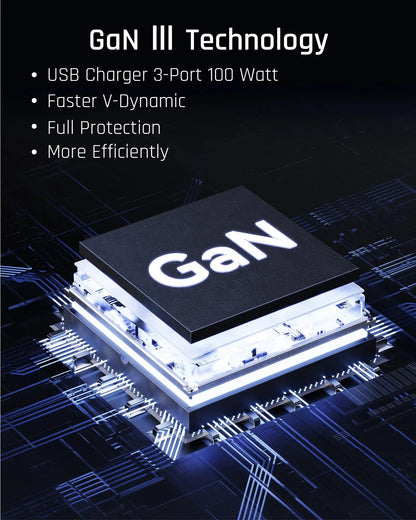 VOLTME 100W GaN Charger For Macbook Tablet USB Type C Charger Fast Charging Charger For iPhone 15 14 13 12 Quick Charge 4.0 3.0 Ai-TechWorld 