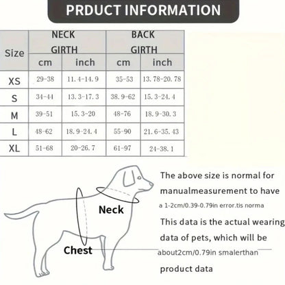 Service Dog Harness & Leash Set with 1pc Folding Bowl Reflective Adjustable Dog Vest Harness Soft Oxford Pet Harness For Small M Ai-TechWorld 