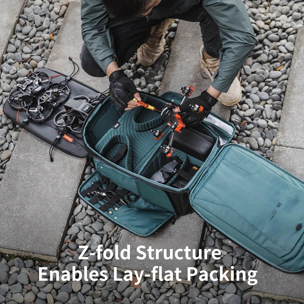 PGYTECH 30L OneMo Drone-Backpack for DJI FPV, Professional Waterproof Backpack Travel Bag for FPV Racing Quadcopter/FPV goggles Ai-TechWorld 