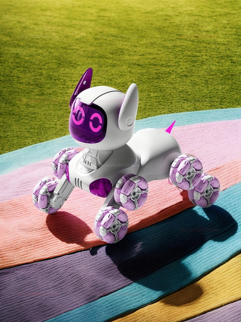 Y9 RC Robot Dog Toy 2.4G Radio Remote Control 8WD Mechanical Pet Dog Touch-sense Music Stunt Electric Toy for Girl Boy Kids Gift Ai-TechWorld 