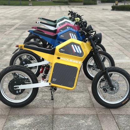 Powerful QS205v3 10000W 72V 100KMH 62MPH Fatbike Electric Road Bike Adults Fat Tire Fardriver 72V150A Controller E Motorcycle Ai-TechWorld 