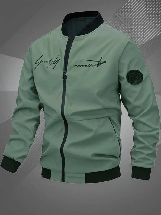 Trendy Men's Preppy Jackets Suitable for Seasonal Wear, Spring and Autumn Fashionable Men's Casual Jackets Ai-TechWorld 