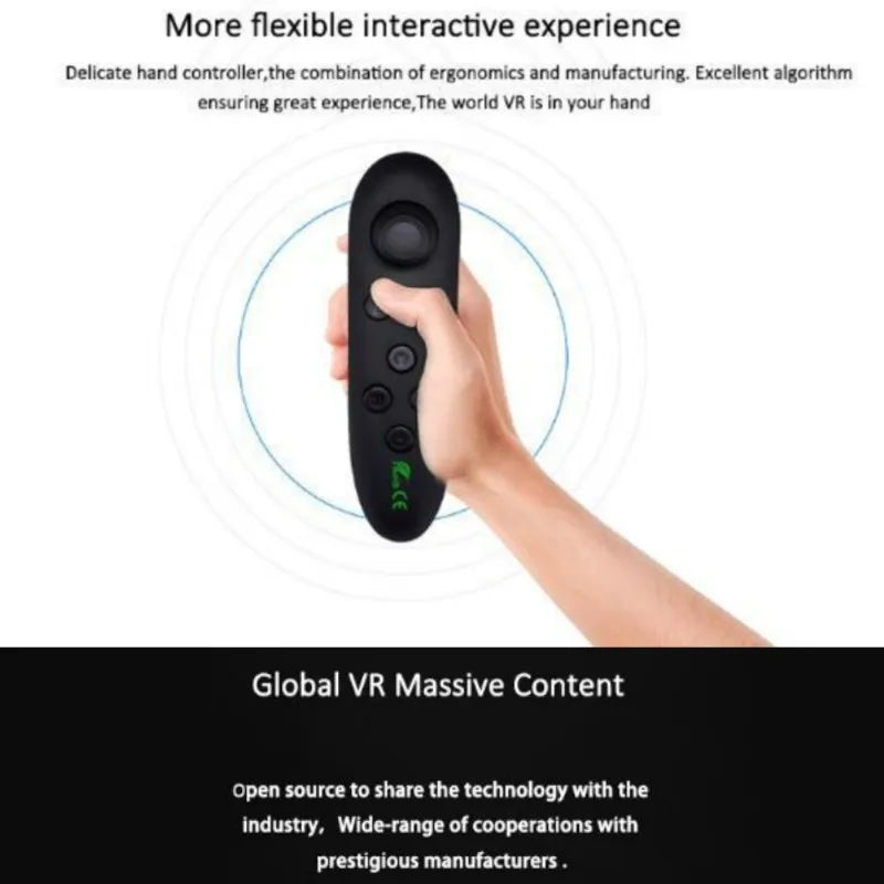 Original J60 4K Wireless Virtual Reality VR Glasses Stereo 3D Videos Google Cardboard Box Headset Helmet for Smartphone Max 6.7" Ai-TechWorld 
