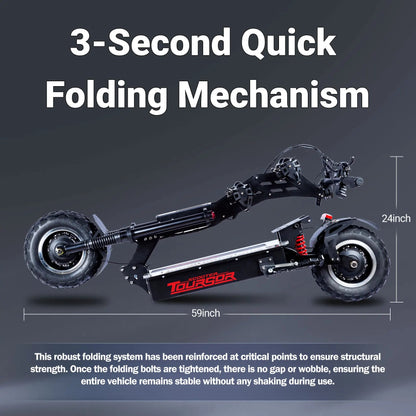 10000W Off-road Electric Scooter Dual Motors 14 Inch Off-Road Tyres 72V-40AH Panasonic Battery Speed 120KM/H elektro scooter Ai-TechWorld 