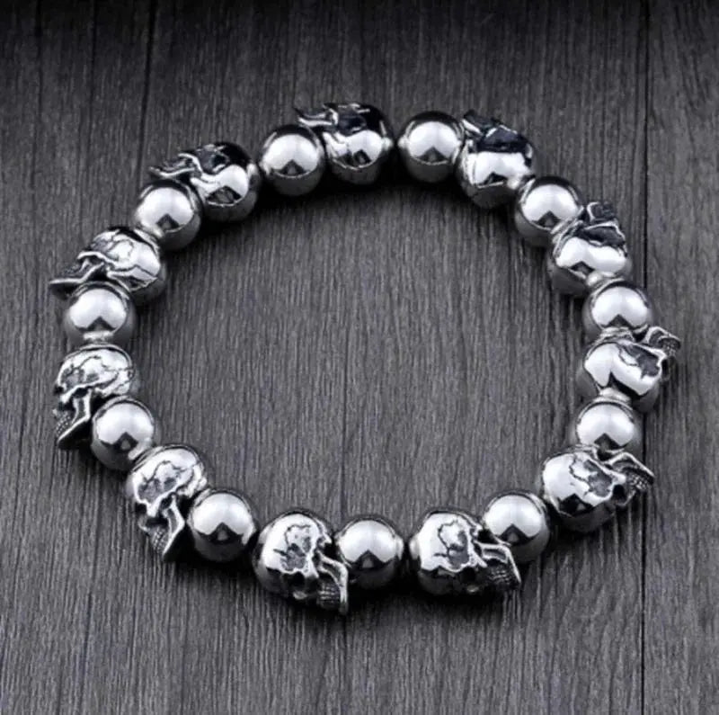 Lion head animal bracelet for men stainless steel braided chain wristband bracelet fashion hip hop jewelry Ai-TechWorld 