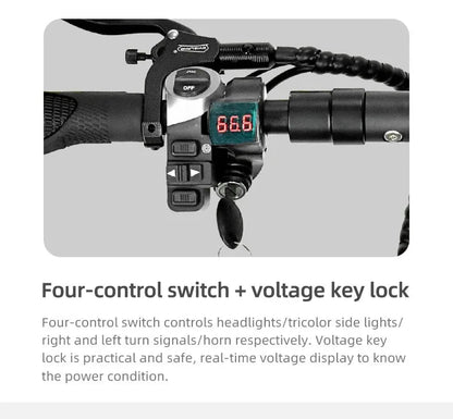 Boyueda S3 EScooters 6000W Dual Motor 60V38ah Hydraulic Oil Brake Electric Scooter Aldult 11 Inch Off-road Vacuum Tire E-Scooter Ai-TechWorld 