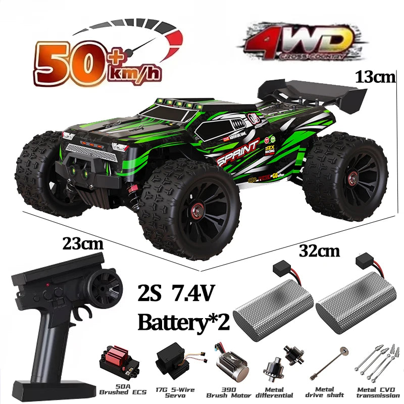 9522PRO 85KM/H High-speed RC Car Brushless Four-wheel Drive Off-road Drift 1:16 Professional Racing Car 9522 50KM/H Boy's Toy Ai-TechWorld 