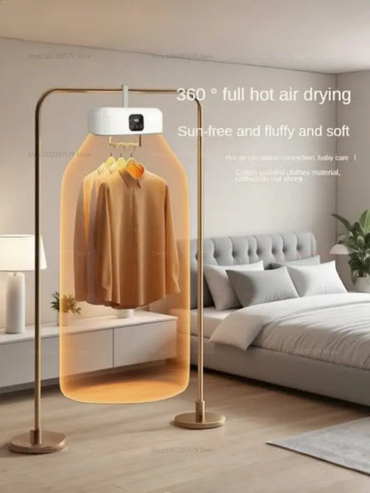Multifunctional Dryer Portable Clothing Dryer Compact Foldable Laundry Dryer Machine with Dryer Bag and Time Setting Dryer Ai-TechWorld 