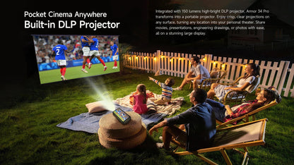 【World Premiere】Ulefone Armor 34 Pro 5G AI Rugged Phone 25500mAh Up to 32GB+512GB Built-in Projector 120Hz 6.95" NFC Smartphone Ai-TechWorld 