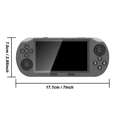 WUDS SF3000 Retro Handheld Game Console, 4.5 Inch IPS Screen Games Machine, Wireless Mini Portable Game Player Ai-TechWorld 