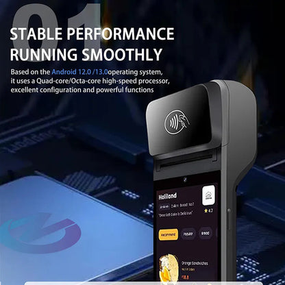 Z92 Android 13 Handheld Terminal POS Printer Portable 58mm Thermal Receipt Printer 4G Bluetooth NFC Ticket Bill POS PDA Ai-TechWorld 