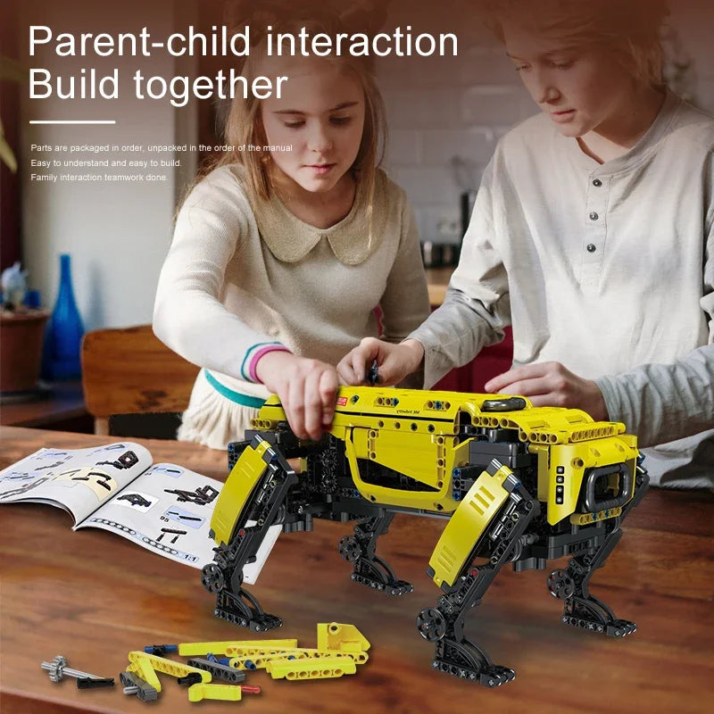 Technical Robot Toys The RC Motorized Boston Dynamics Big Dog Model AlphaDog Building Blocks Bricks Toys for Kid Christmas Gifts Ai-TechWorld 