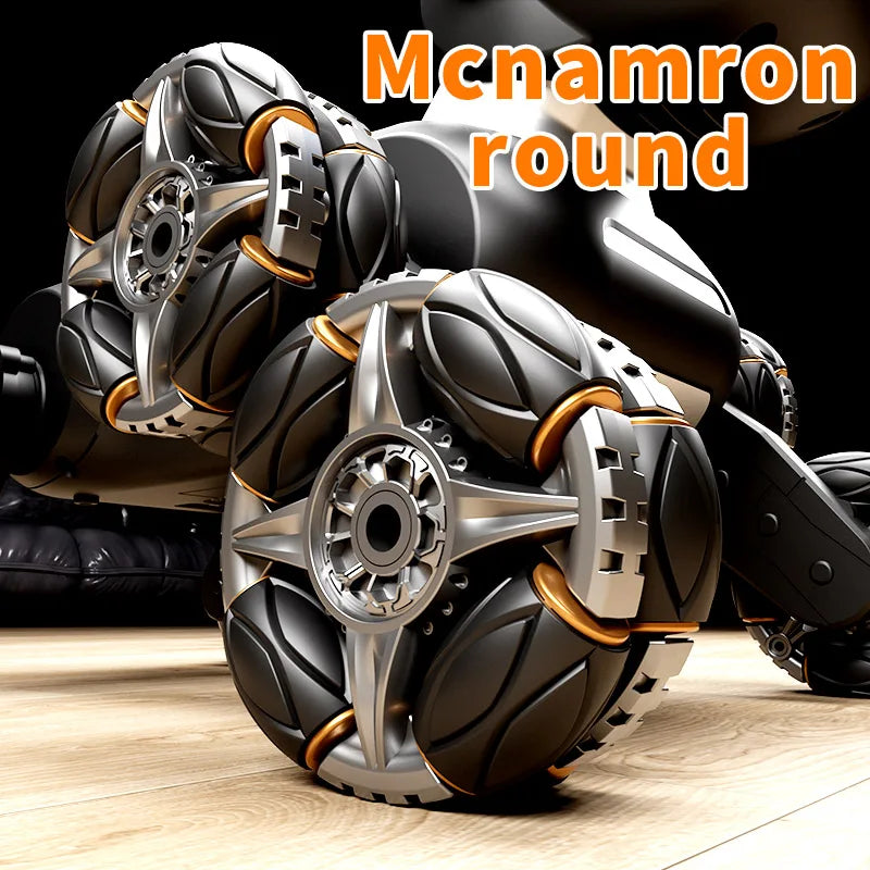 2025 NEW DWI Eight Wheeled Stunt Dog 2.4G Remote Control Intelligent Swing Arm Drift Robot Dog Climbing Car Children's Gift Toy Ai-TechWorld 