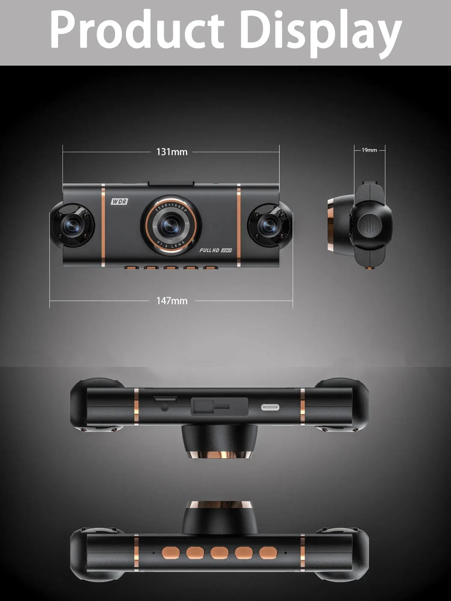 4 Cameras Dash Cam Car DVR WiFi HD 1080P Video Recorder 4 Channel Front Rear View Night Vision Black Box DVR For Vehicle Safety Ai-TechWorld 