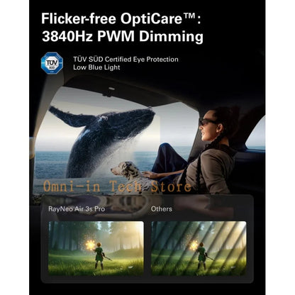 RayNeo Air 3S Pro smart AR glasses, 135-inch HD viewing, 1200Nits brightness, 3D surround sound Ai-TechWorld 