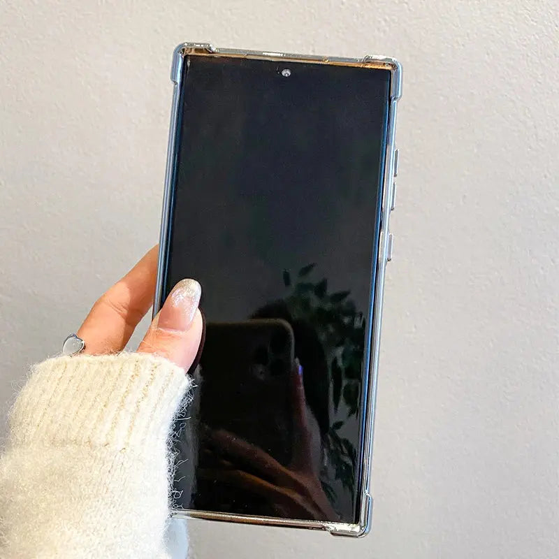 Luxury Magnetic Wireless Charge Case: Samsung Clear Lens Protection Cover Ai-TechWorld 