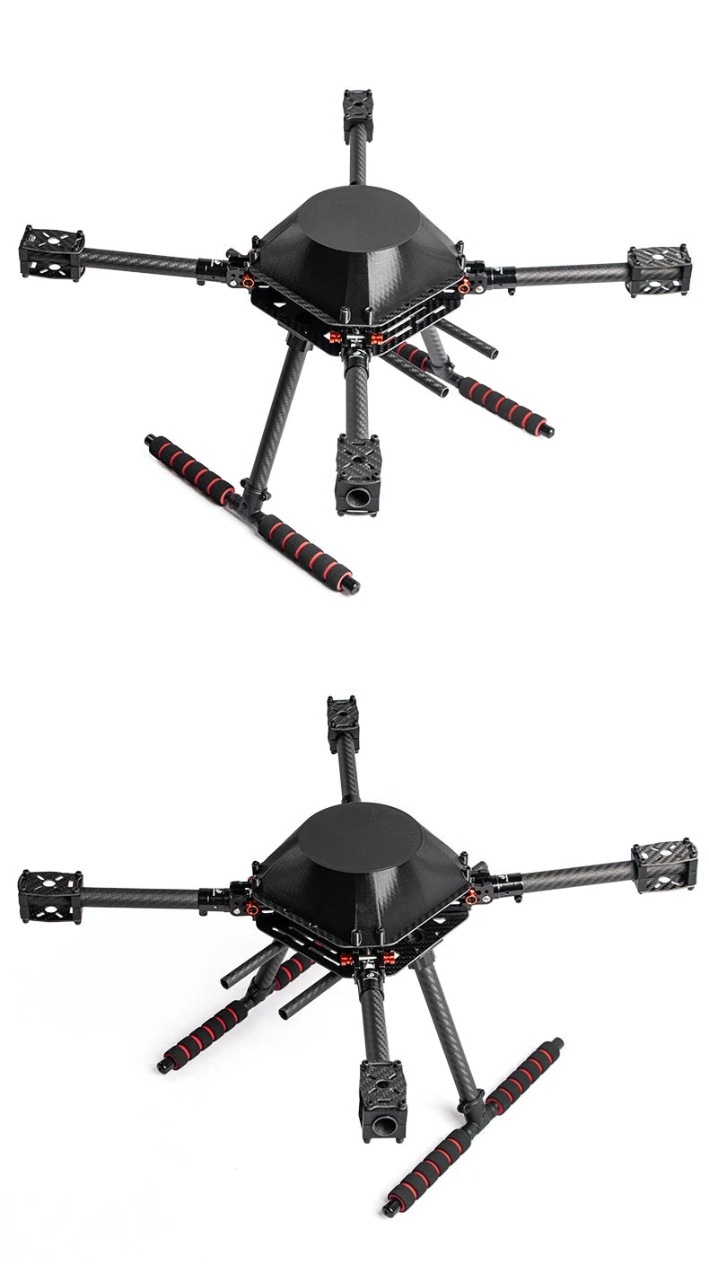 LX450 450mm full Carbon fiber Quadcopter Frame Umbrella shaped folding FPV Quad with Carbon Fiber Landing Skid F450 drone frame Ai-TechWorld 