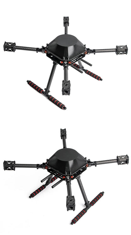 LX450 450mm full Carbon fiber Quadcopter Frame Umbrella shaped folding FPV Quad with Carbon Fiber Landing Skid F450 drone frame Ai-TechWorld 