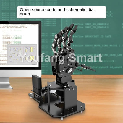 STEM For Arduino STM32 Bionic Robot Palm Hand Manipulator Open Source Code 5 Hands Educational Kit with Ps2/Somatosensory Gloves Ai-TechWorld 