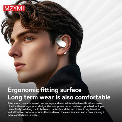 MZYMI Q39 AI Translation Wireless Earphone TWS Ear Hook Sport Running Bluetooth Headset ENC Noise Cancelling Headphone With Mic Ai-TechWorld 