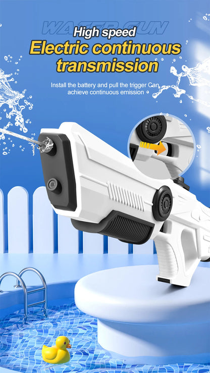 Electric Automatic Water Storage Gun Toys Portable Children Summer Beach Outdoor Fight Fantasy Spray Gun Toys Boy Kid Adult Game Ai-TechWorld 