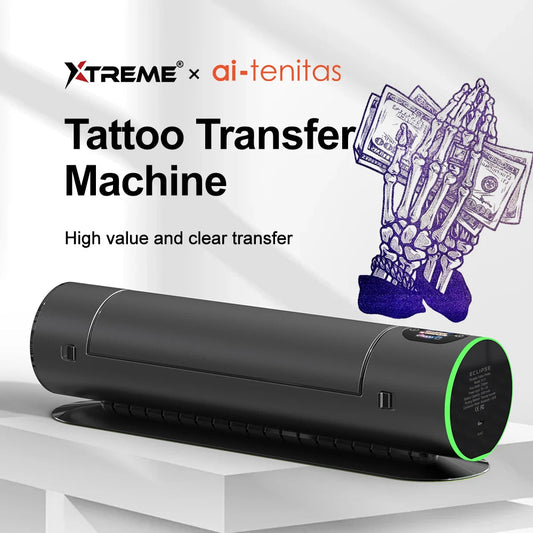 ECLIPSE S XTREME&Ai-tenitas Co-branded A High-Performance Wireless Bluetooth APP Thermal Transfer Printer Pretty Tattoo Machine Ai-TechWorld   ai-techworld