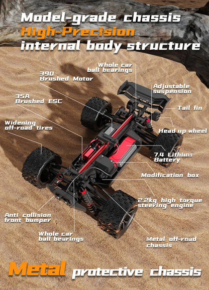 SCY9522PRO 85KM/H High Speed RC Car Brushless 4WD Off-Road Drift Remote Control Car 1:16 Professional Racing Cars SCY9522 50KM/H Ai-TechWorld 