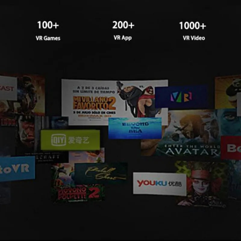 Original J60 4K Wireless Virtual Reality VR Glasses Stereo 3D Videos Google Cardboard Box Headset Helmet for Smartphone Max 6.7" Ai-TechWorld 