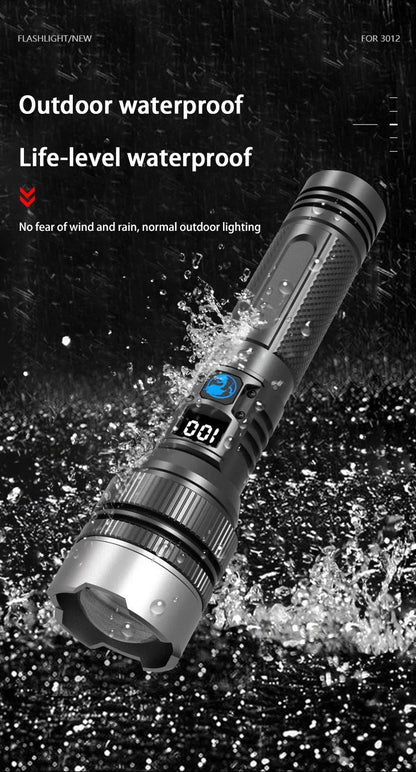 Xiaomi 1000000LM Super Bright LED Flashlight Rechargeable USB-C Digital Display IPX8 Waterproof Long Lasting Camping Emergency Ai-TechWorld 