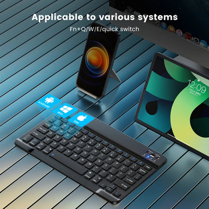 Mini Bluetooth Keyboard Wireless Keyboard Rechargeable For Phone Tablet Russian Spanish Keyboard For Android ios Windows Ai-TechWorld   ai-techworld