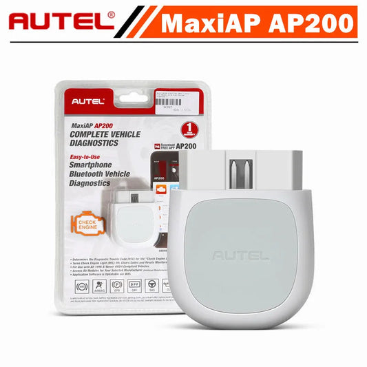Autel MaxiAP AP200 Bluetooth Full Systems Diagnostic Tool with AutoVIN Service for Family DIYers Ai-TechWorld 