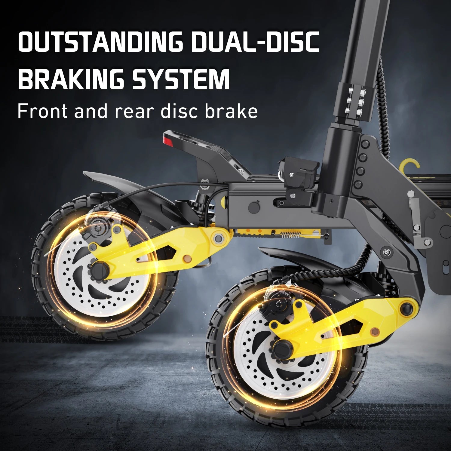 IENYRID ES1 Electric Scooter Foldable 2400W Dual Motor 48V20.8Ah Lithium Battery E-Scooter 10-inch Tires Adult City E-Scooter Ai-TechWorld 