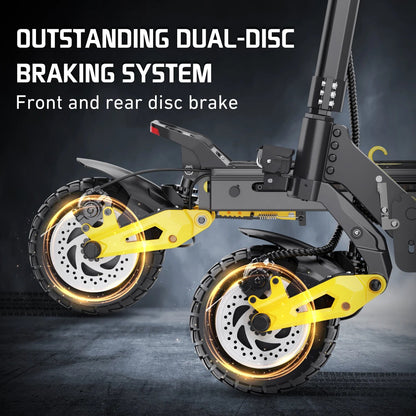 IENYRID ES1 Electric Scooter Foldable 2400W Dual Motor 48V20.8Ah Lithium Battery E-Scooter 10-inch Tires Adult City E-Scooter Ai-TechWorld 