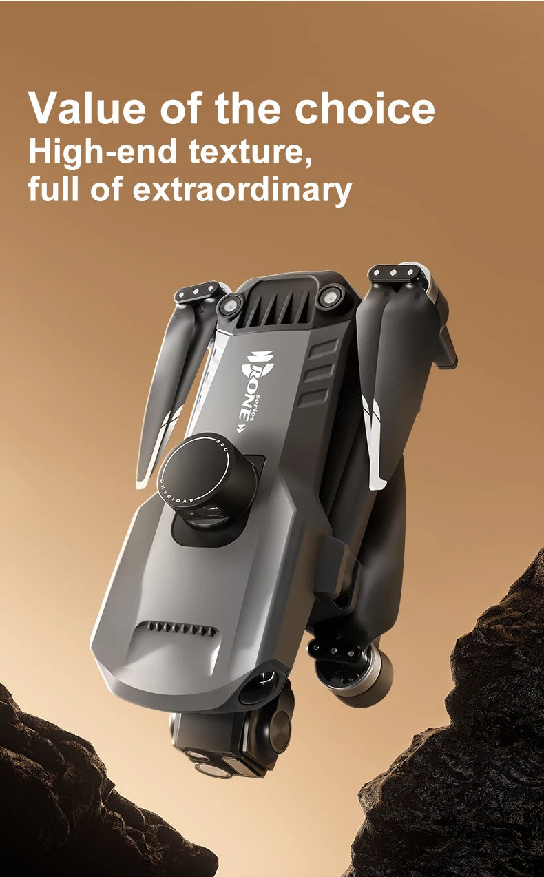 New D12 GPS Drone 3-Axis Gimbal With Touch Screen Profesional 8K HD Camera FPV Obstacle Avoidance Brushless Dron Toy for adult ﻿ Ai-TechWorld 