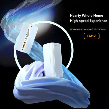 Tenda AX3000 WiFi6 Mesh System EM/MX12 Wireless Router Wi-Fi6 Mesh WiFi Router up to 7000 sq.ft. Wifi range extender WIFI 6 Mesh Ai-TechWorld 