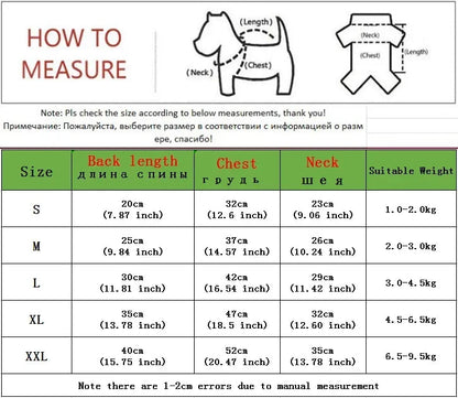 Thicken Warm Dog Jumpsuit Winter Pet Dogs Clothes for Chihuahua Coat Waterproof Hoodie Puppy Overalls Poodle Jacket Pet Apparel Ai-TechWorld 