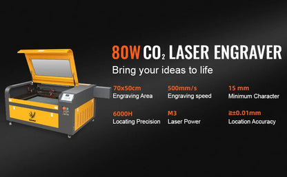 SIHAO 50W-100W CO₂ Laser Engraver with Large Work Area | Precision Cutting & Engraving for Wood, Acrylic, Glass, Leather Ai-TechWorld 