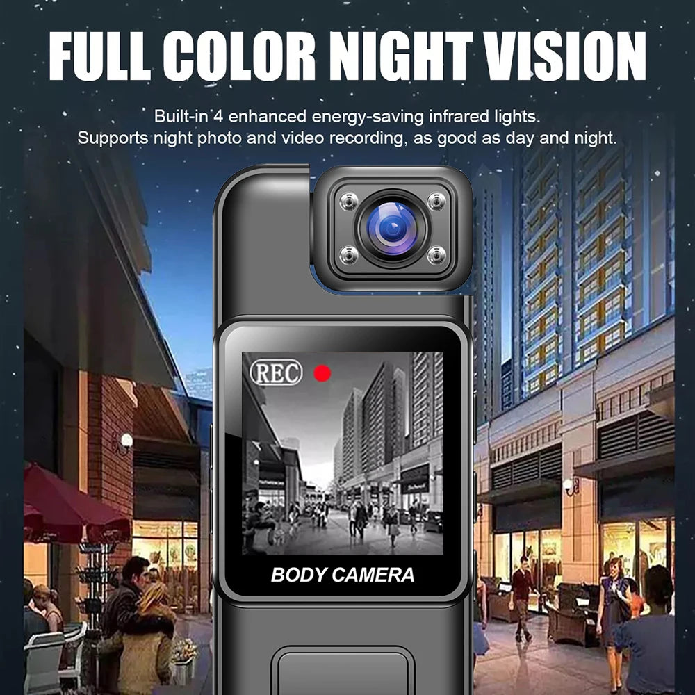 Mini Cam 4K 1080P Pocket Camcorder HD Cam 1.3" LCD Screen 270° Rotatable Wifi Mini Camera with Waterproof Case Motion Cameras Ai-TechWorld 