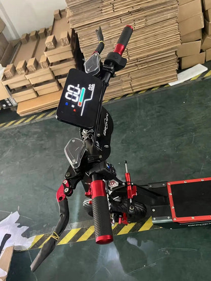 Best Selling 80MPH 90MPH Fast Electric Scooter 72V 15000W QS Racing Motor Votol 180A Controller F8 E Scooters with Damper Ai-TechWorld 