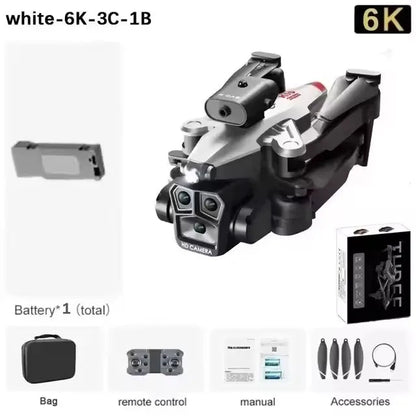 K10 Max 4k/8k Drone Profesional With Three Camera Intelligent Optical Flow Localization Four-way Obstacle Avoidance Toy plane Ai-TechWorld 